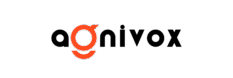 agnivox transparent text